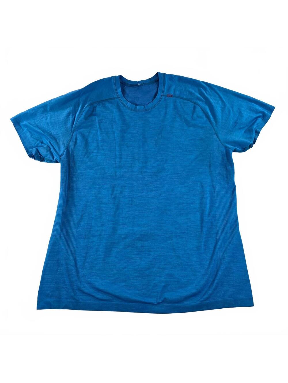 Lululemon Men's Athletic T-Shirt Size XL Blue Moisture-Wicking Performance